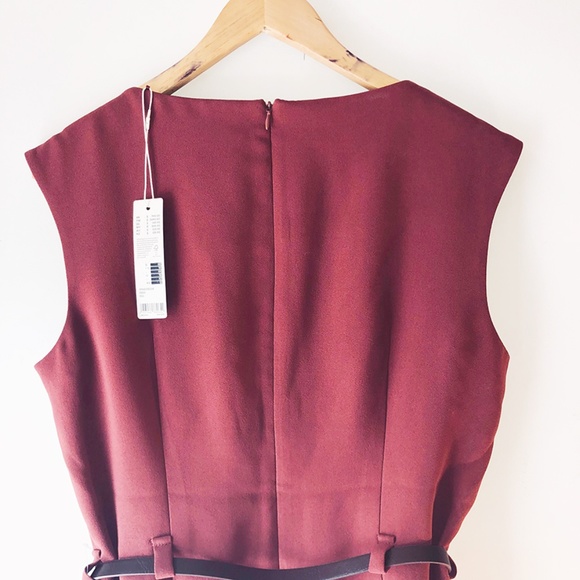 Esprit Crêpe Dress in Brick - Picture 6 of 8